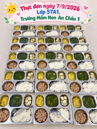 Thực đơn tháng 9 năm 2026