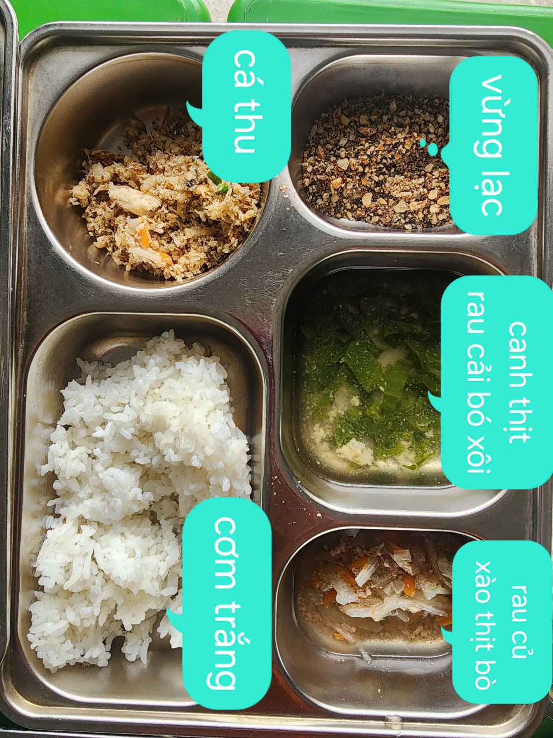 Thực đơn tuần 2 tháng 4