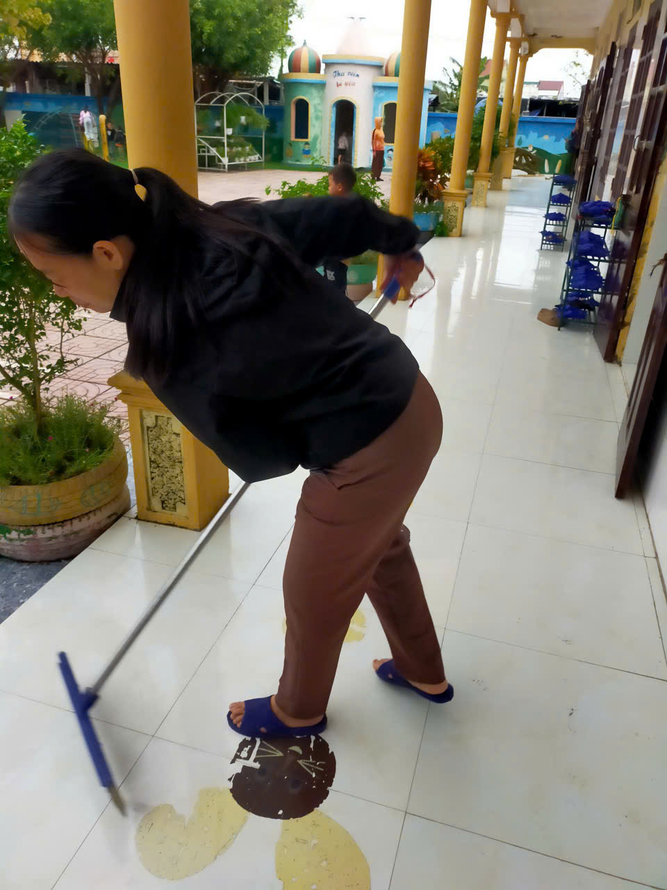 CBGV-NV Vệ sinh môi trường để phun thuốc muỗi